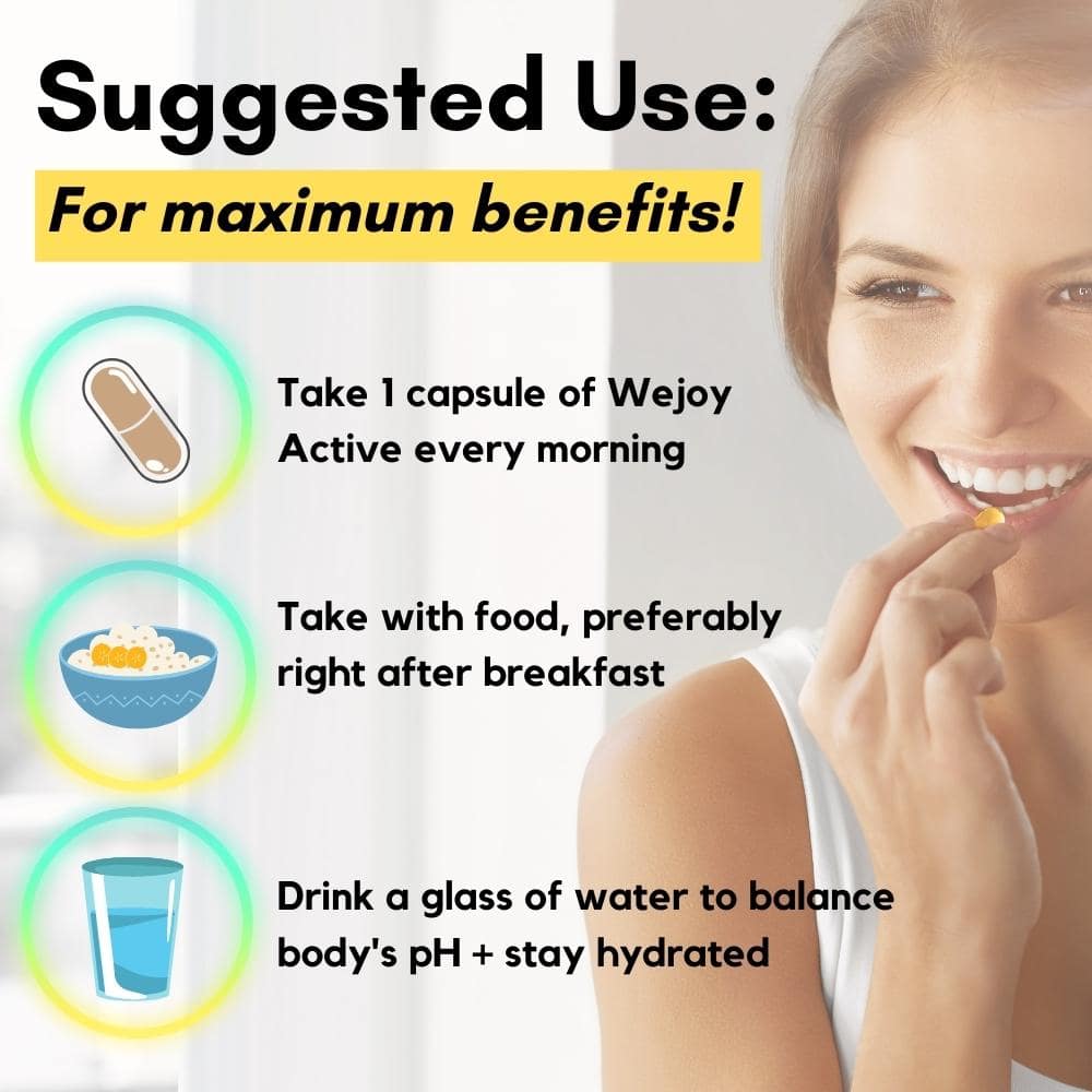 Wejoy Active | Helps With Brain Fog, Immunity, Anxiety and Night Sweats